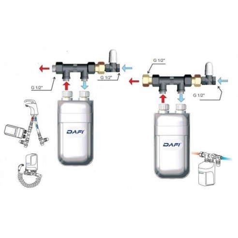 Chauffe-eau instantané DAFI 7,3 kW